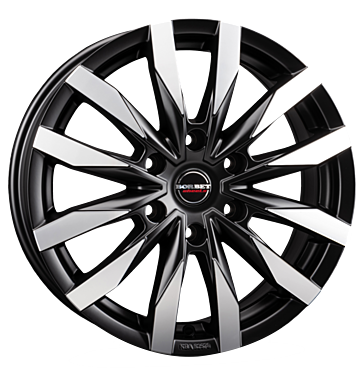 Borbet CW6 7,5x18 ET45 6x120 74,6 black polished matt