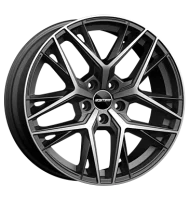 GMP Lunica 8,5x20 ET35 5x112 66,6 anthracite matt diamond
