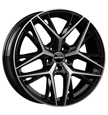 GMP Lunica 8,5x20 ET45 5x112 66,6 black diamond