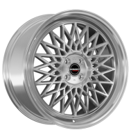 Borbet B 7,5x16 ET35 4x100 64,1 silver rim polished