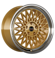 Borbet B 7,5x16 ET20 5x112 72,5 gold rim polished