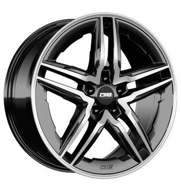 CMS C29-AERO 8,5x18 ET36 5x112 66,5 diamond black gloss