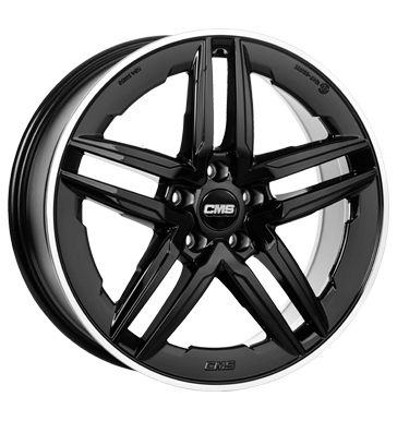 CMS C29-AERO 8x19 ET30 5x112 66,5 diamond rim black