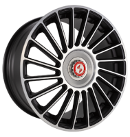 Eta Beta Venti-R ZV 8,5x19 ET45 5x112 78,1 Black matt...