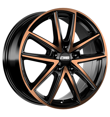 CMS C30 8x18 ET45 5x114,3 66,1 diamond black copper