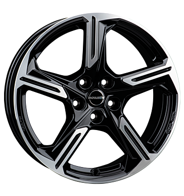 Borbet XE1 8x18 ET44,9 5x112 66,6 black polished glossy