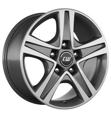 Borbet CWD 6,5x16 ET46 5x114,3 67,1 mistral anthracite polished