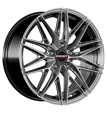 Borbet FB1 8,5x19 ET35 5x112 72,5 hyper black silver