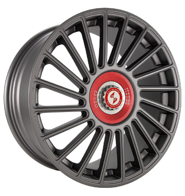 Eta Beta Venti-R ZV 8,5x20 ET25 5x108 78,1 Anthracite matt R.Rot/M.Silber