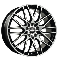 CMS C25 8x18 ET40 5x100 57,1 diamond black gloss
