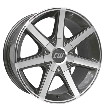 Borbet CWE 7x16 ET40 5x118 71,1 mistral anthracite glossy polished