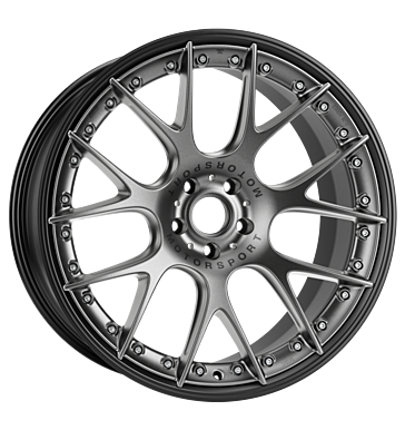 BBS CH-RII Unlimited K1 10x20 ET45 5x112 77 Diamond Grey seidenmatt / schwarz seidenmatt