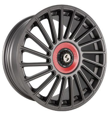 Eta Beta Venti-R ZV 9x20 ET35 5x120 78,1 Anthracite matt R.Rot/M.Schwarz