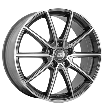 RCDesign RC32 8x18 ET25 5x112 66,6 himalaya grey vollpoliert