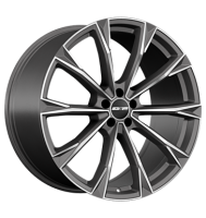 GMP Totale 8x19 ET35 5x112 66,6 matt anthracite diamond