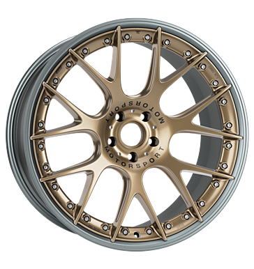 BBS CH-RII Unlimited K1 10x20 ET45 5x112 77 bronze glanz / titan seidenmatt