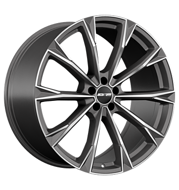 GMP Totale 8,5x21 ET25 5x112 66,6 matt anthracite diamond