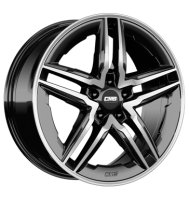CMS C29-AERO 8,5x19 ET35 5x114,3 64,1 diamond black gloss