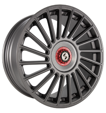 Eta Beta Venti-R ZV 9,5x21 ET38 5x112 78,1 Anthracite matt R.Silber/M.Rot