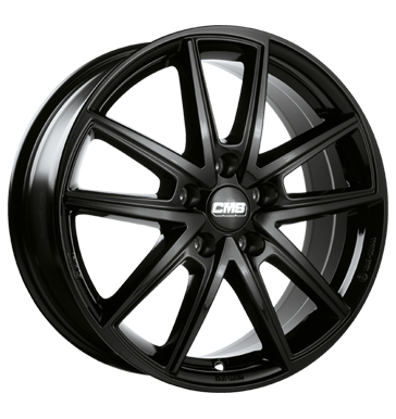 CMS C30 7,5x19 ET49,5 5x114,3 67,2 complete black gloss