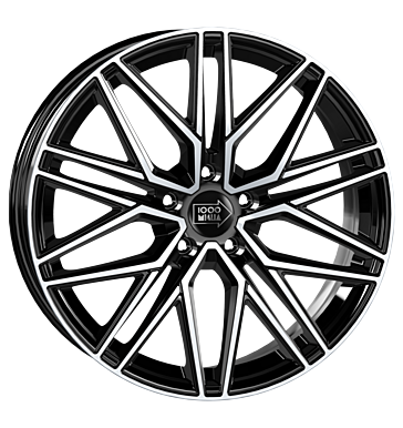 1000Miglia MM1023 8,5x20 ET45 5x108 73,1 black polished