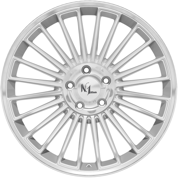 MULTISPOKE24 Concave 9,0x20 5x112 ET40 Hyper Silver Polished Surface