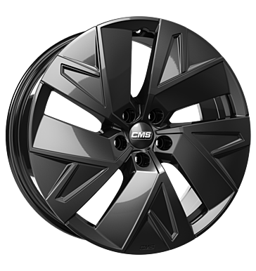 CMS C32-AERO 7,5x18 ET45 5x114,3 67,2 complete black gloss