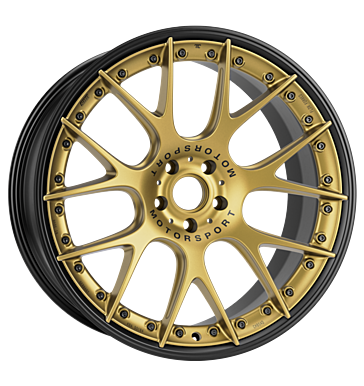 BBS CH-RII Unlimited K2 10,5x20 ET29 5x120 77 racing gold seidenmatt / schwarz seidenmatt