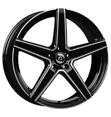 Diewe Wheels Dominar 8x20 ET43 5x108 63,4 black diamond