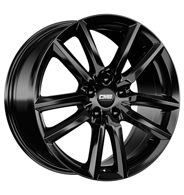 CMS C27 8x19 ET39 5x112 66,5 complete black gloss