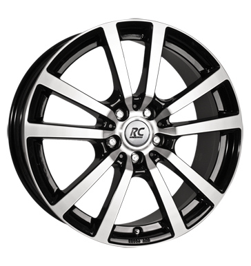 RCDesign RC25 8,5x19 ET45 5x120 74,1 schwarz glanz vollpoliert