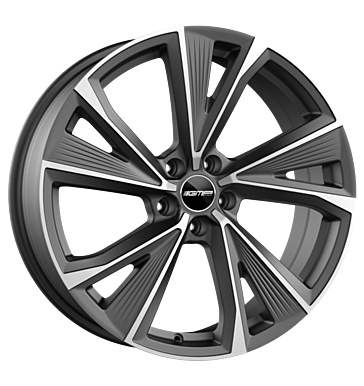 GMP Evento 8x19 ET35 5x112 66,5 matt anthracite diamond