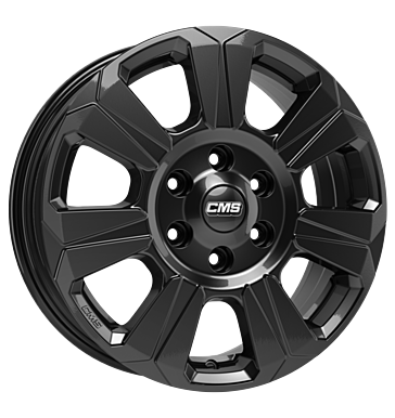 CMS C31 7,5x18 ET60 5x130 89,1 complete black gloss