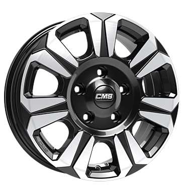 CMS C31 7,5x18 ET62 5x118 71,1 diamond black