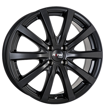 Platin P69 7x16 ET38 5x112 66,5 schwarz matt
