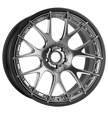 BBS CH-RII Unlimited K1 11x20 ET55 5x130 77 Diamond Grey glanz / schwarz seidenmatt