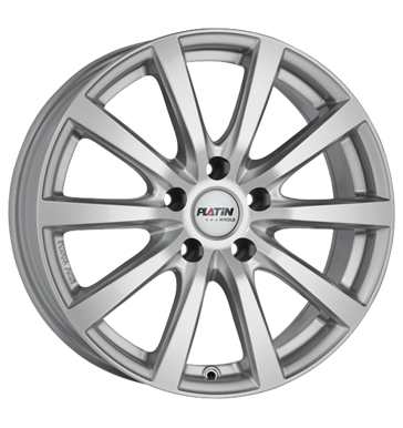 Platin P69 7,5x17 ET35 5x112 66,5 polar silber