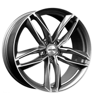 GMP Atom 7,5x17 ET35 5x100 57,1 anthracite diamond