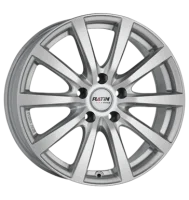 Platin P69 8x18 ET35 5x112 66,5 polar silber