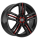 Ronal R57 MCR 7x17 ET45 4x100 68 jetblack-red spoke