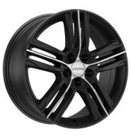 Ronal R57 7,5x17 ET45 5x120 65,1 mattschwarz-frontkopiert