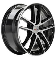 Platin P73 7,5x17 ET45 5x112 70,1 diamant schwarz...