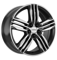 Ronal R57 7,5x18 ET45 5x112 76 schwarz-frontkopiert
