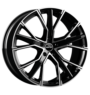 GMP Gunner 9,5x22 ET43 5x130 71,6 black diamond
