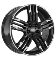 Ronal R58 MCR 8x20 ET35 5x112 76 jetblack-white rim