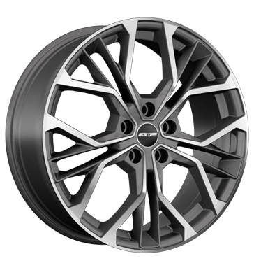 GMP Matisse 8x20 ET50 5x108 63,4 anthracite matt diamond