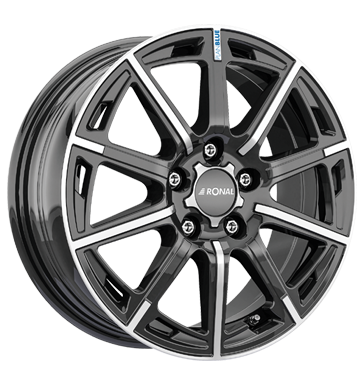 Ronal R60 6,5x16 ET40 5x114,3 82 jetblack-frontkopiert