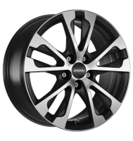 Ronal R61 7,5x17 ET52 5x112 76 jetblack-matt-frontkopiert