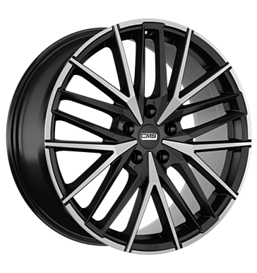 CMS C36 8,5x20 ET45 5x114,3 67,2 diamond matt black