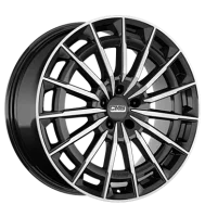 CMS C38 9,5x20 ET51 5x112 66,5 diamond black gloss